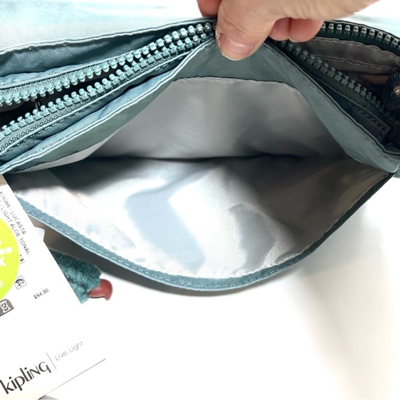🆕NWT Kipling Lucasta Crossbody Bag in Light Aloe Tonal - Picture 3 of 7